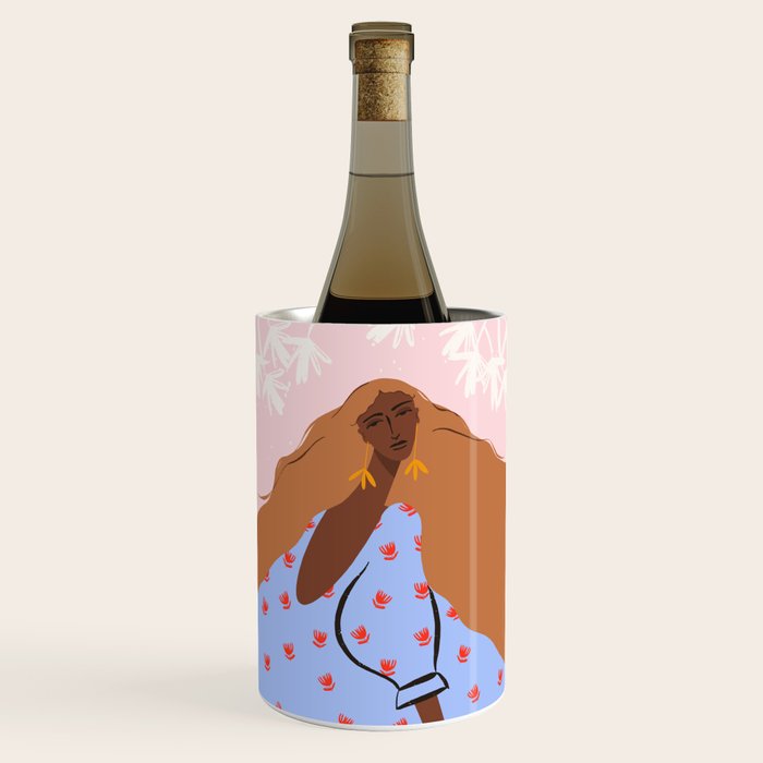 Woman Looking Back Wine Chiller Gallery Image 1