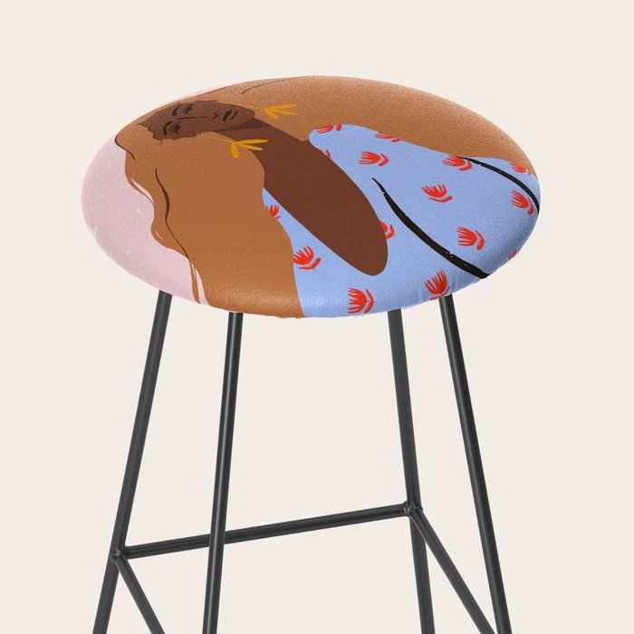 Woman Looking Back Stool Gallery Image 2