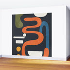 Abstract Colorful Setting 1 Wall Mural Gallery Image 2
