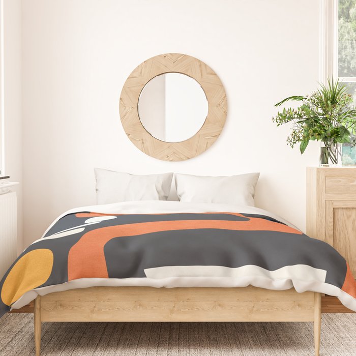 Abstract Colorful Setting 1 Duvet Cover Gallery Image 3