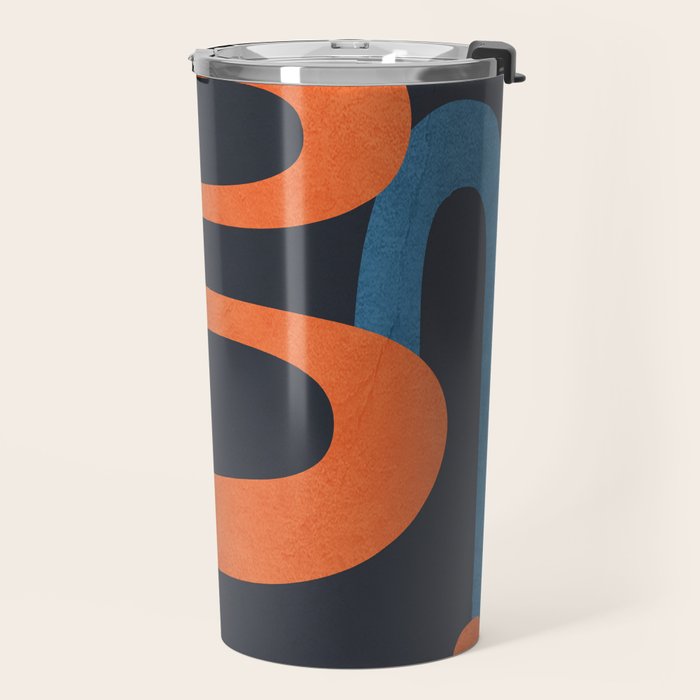 Abstract Colorful Setting 1 Travel Mug Gallery Image 2
