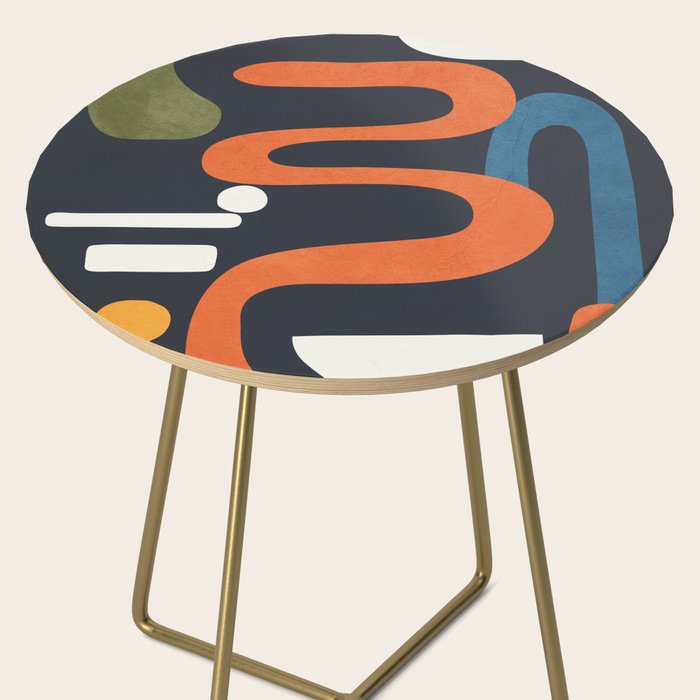 Abstract Colorful Setting 1 Side Table Gallery Image 2