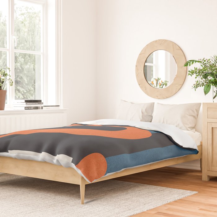 Abstract Colorful Setting 1 Duvet Cover Gallery Image 2