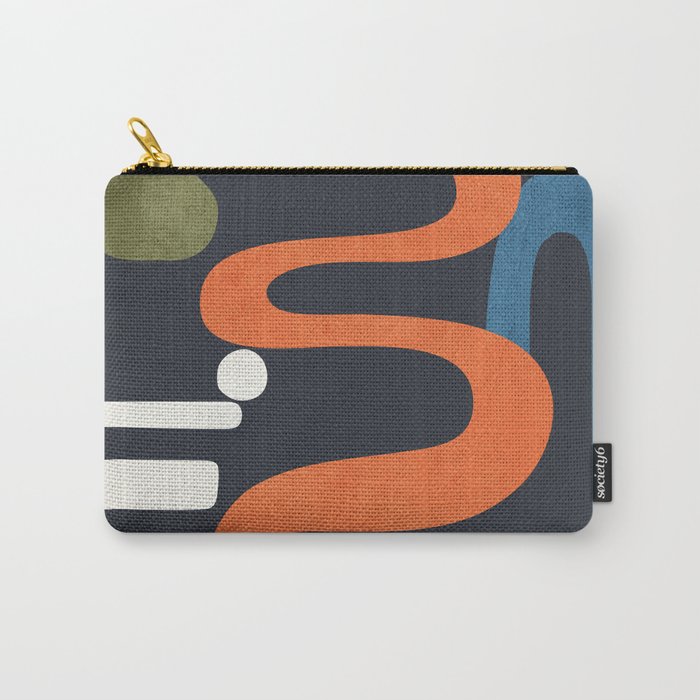 Abstract Colorful Setting 1 Carry All Pouch Gallery Image 1