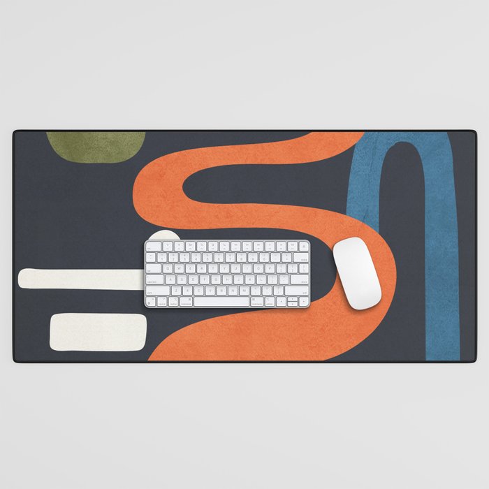 Abstract Colorful Setting 1 Desk Mat Gallery Image 1
