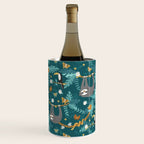Sloth Hanging in a Teal Forest Wine Chiller Gallery Image 3