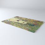 Gustav Klimt "Garden Path with Chickens" Rug Gallery Image 3