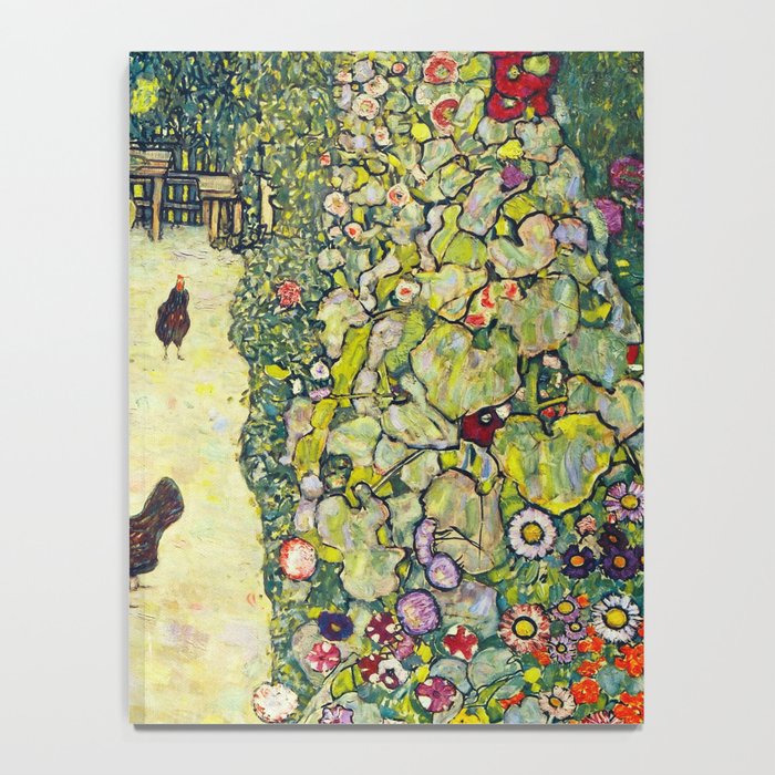 Gustav Klimt "Garden Path with Chickens" Notebook Gallery Image 4