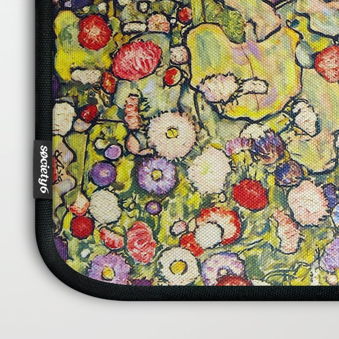 Gustav Klimt "Garden Path with Chickens" Laptop Sleeve Gallery Image 3