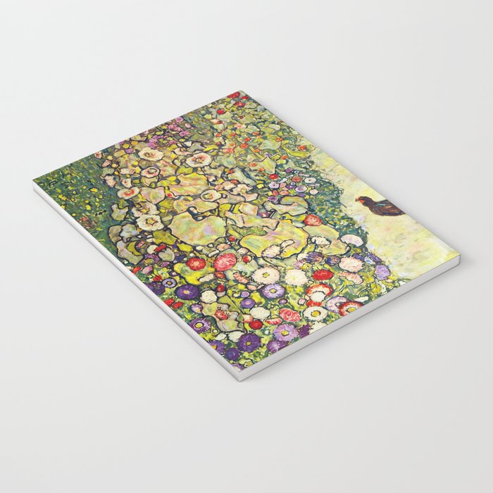 Gustav Klimt "Garden Path with Chickens" Notebook Gallery Image 3