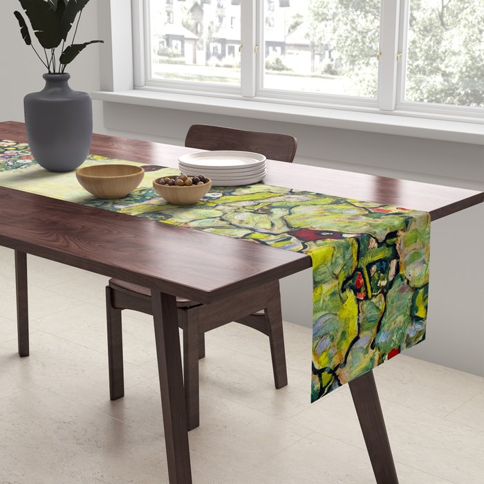 Gustav Klimt "Garden Path with Chickens" Table Runner Gallery Image 2