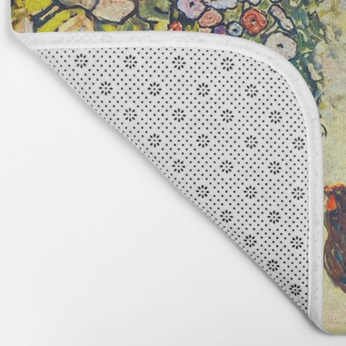 Gustav Klimt "Garden Path with Chickens" Bath Mat Gallery Image 2