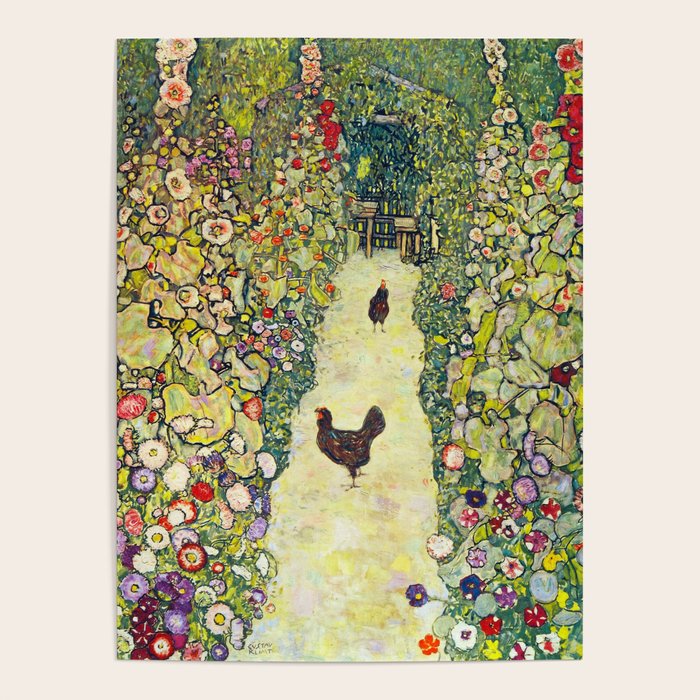 Gustav Klimt "Garden Path with Chickens" Poster Gallery Image 4