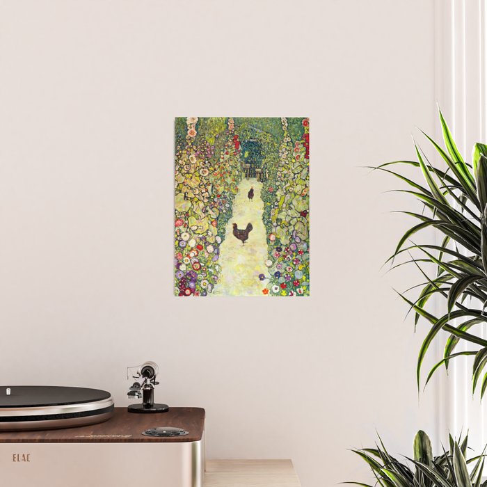 Gustav Klimt "Garden Path with Chickens" Poster Gallery Image 2
