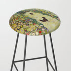 Gustav Klimt "Garden Path with Chickens" Stool Gallery Image 2