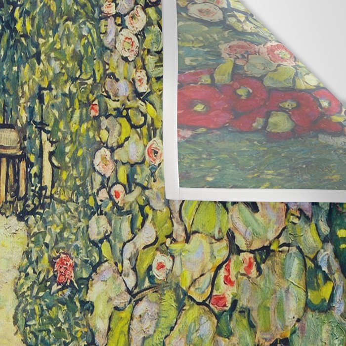 Gustav Klimt "Garden Path with Chickens" Wall Tapestry Gallery Image 3