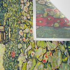 Gustav Klimt "Garden Path with Chickens" Wall Tapestry Gallery Image 3