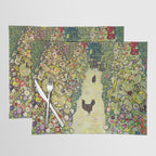 Gustav Klimt "Garden Path with Chickens" Placemat Gallery Image 1