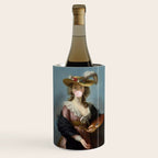 Bubble Gum Diva in a Straw Hat Wine Chiller Gallery Image 1