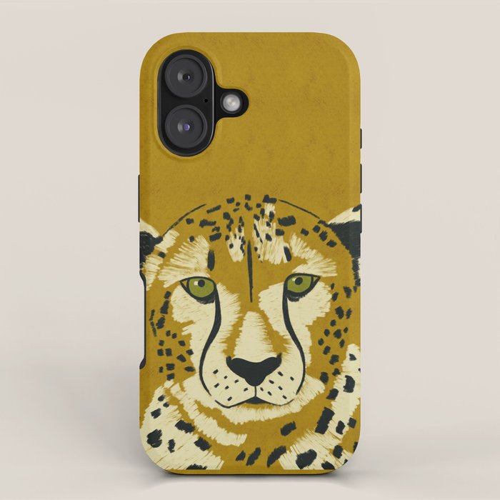 Big Cat Series - Cheetah Yellow iPhone Case Gallery Image 1
