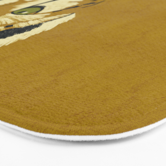 Big Cat Series - Cheetah Yellow Bath Mat Gallery Image 3