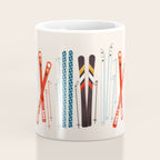 Retro Ski Illustration Coffee Mug Gallery Image 4