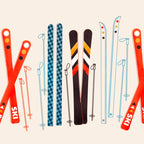 Retro Ski Illustration Coffee Mug Gallery Image 2