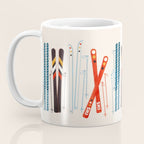 Retro Ski Illustration Coffee Mug Gallery Image 3