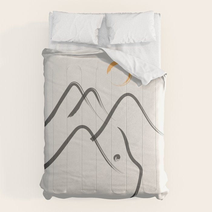 Cat Landscape 99 Comforter Gallery Image 6
