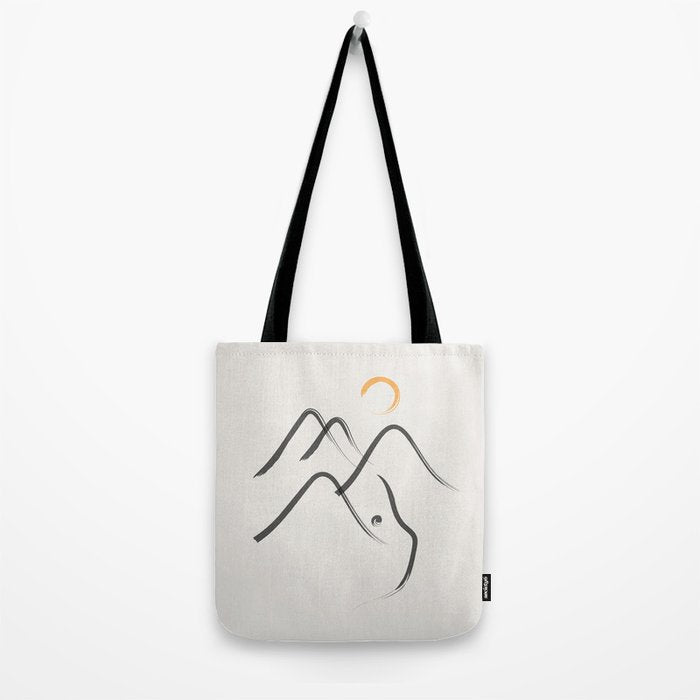 Cat Landscape 99 Tote Bag Gallery Image 2