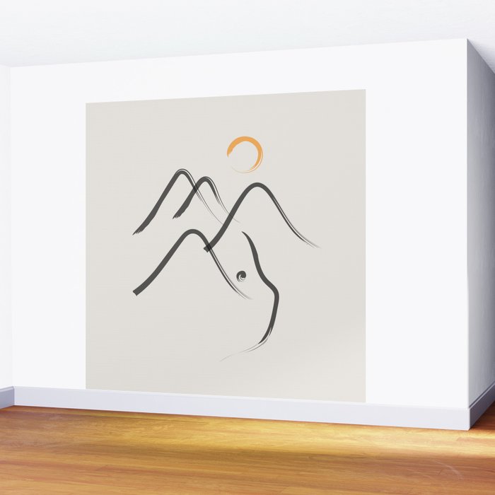 Cat Landscape 99 Wall Mural Gallery Image 2