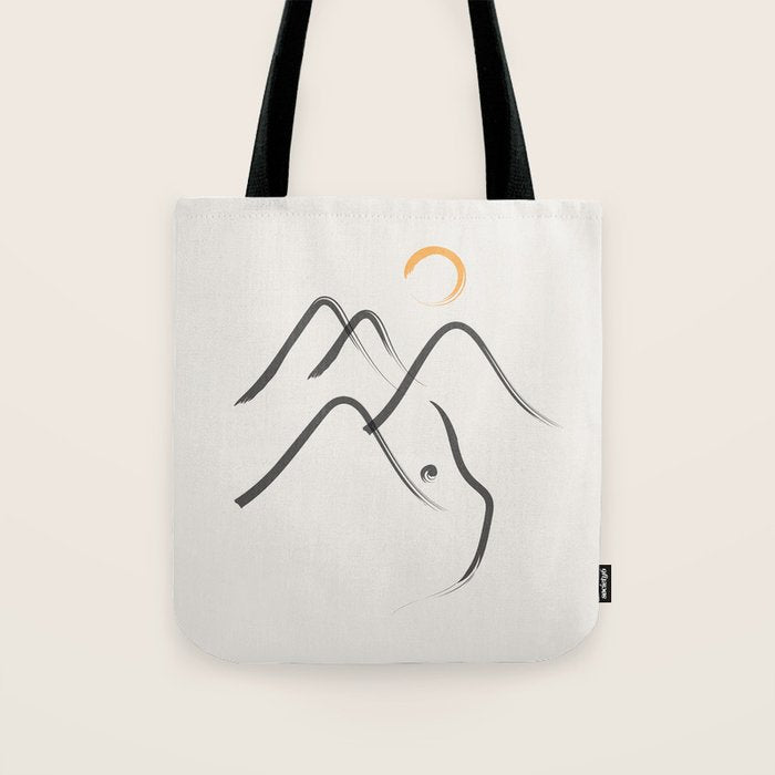 Cat Landscape 99 Tote Bag Gallery Image 1