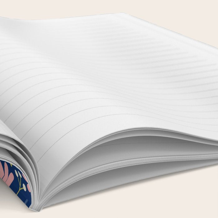 Dinosaur + Unicorn on Royal Blue Notebook Gallery Image 2