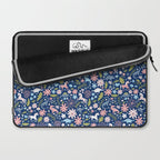 Dinosaur + Unicorn on Royal Blue Laptop Sleeve Gallery Image 2