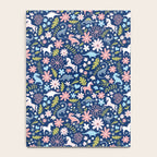 Dinosaur + Unicorn on Royal Blue Notebook Gallery Image 4