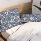 Dinosaur + Unicorn on Royal Blue Pillow Sham Gallery Image 2
