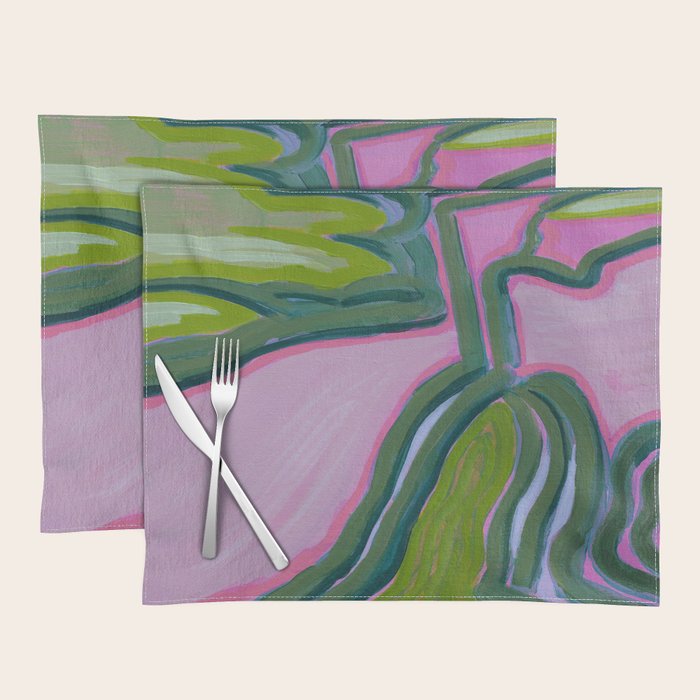 After the Rain Aerial Landscape Placemat