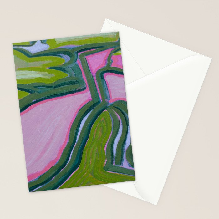 After the Rain Aerial Landscape Stationery Card Gallery Image 2
