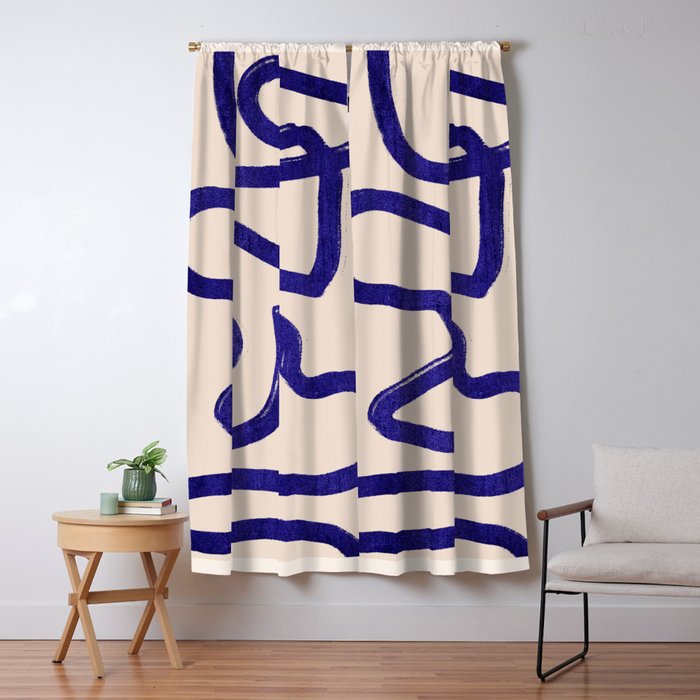 Abstract line art 104 Window Curtain Gallery Image 5