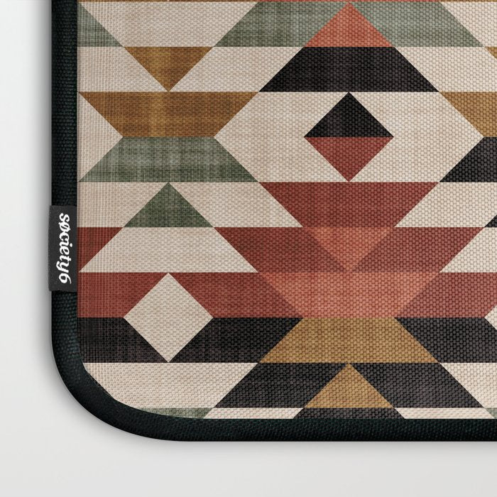 Southwestern Boho Prints Laptop Sleeve Gallery Image 3