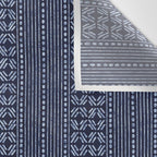 Thai Indigo Batik 3 Wall Tapestry Gallery Image 3