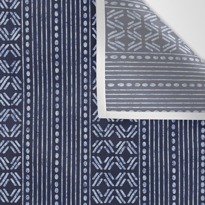 Thai Indigo Batik 3 Wall Tapestry Gallery Image 3