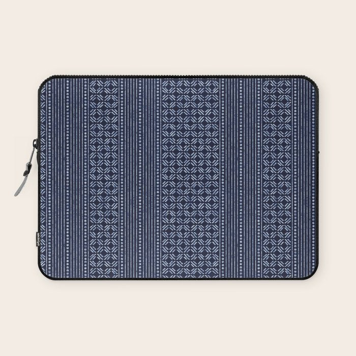 Thai Indigo Batik 3 Laptop Sleeve Gallery Image 1
