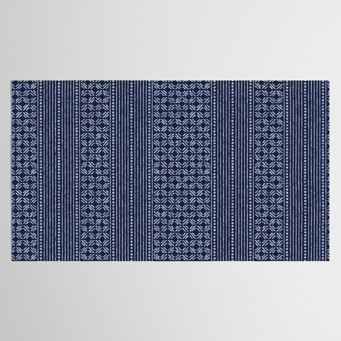 Thai Indigo Batik 3 Tablecloth Gallery Image 2