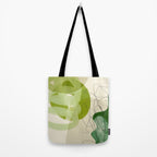 relations in green boho lines & shapes Tote Bag Gallery Image 2