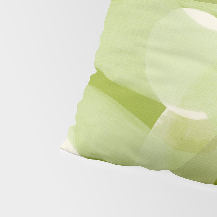 relations in green boho lines & shapes Pillow Sham Gallery Image 4