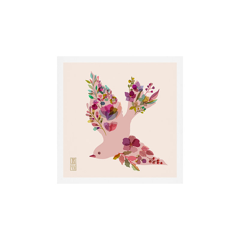 Blossoming Bird {Rose} Art Print Gallery Image 1