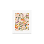Botanical Cloisonne Garden Cream Art Print Gallery Image 1