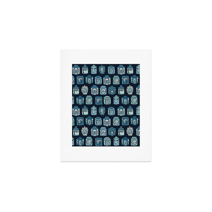Chinese Tea {Blue Willow Dark} Art Print Gallery Image 1