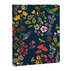 Hummingbirds and Bees {Deep Blue} Canvas Print Gallery Image 8
